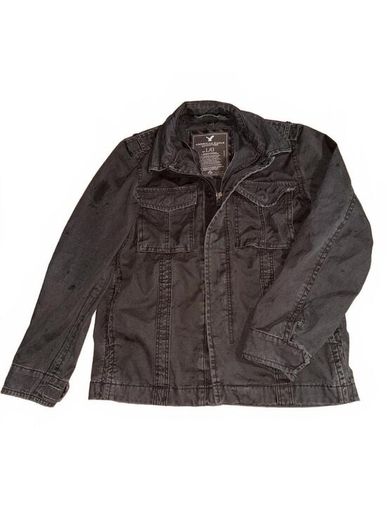 American Eagle Outfitters Other - Vintage Y2K American Eagle Outfitters Men's Black Cotton Jacket L/G